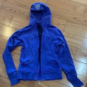 lululemon athletica Women's purple/ Royal Blue Hooded Zip hoodie size 4